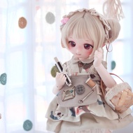 BJD Doll SD Doll 1/4 Girl Doll Smile Ruby Bunny Cute Joint Movable Doll Gift Giving