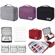 Digital Travel Bag Pouch Bag Large Cable Pouch Multifunctional 2 Layer Travel Gadget Organizer Cable