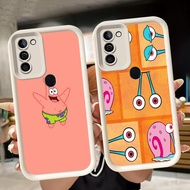 Soft Casing for Infinix HOT Smart Ram3 5 11 10 12 Ram2 6 8 Play Plus White Q67 Sponebob