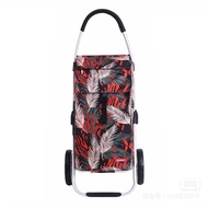 HomeSense 買餸車 購物車 手推車 摺疊車 葉子圖案