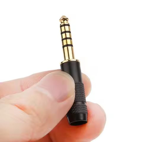 New Arrival 4.4mm Jack 5 Poles Male Full Balanced Headphone Earphone Plug Adapter for Sony NW-WM1Z N