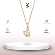Butterfly Semicolon Necklace KALUNG Anti Karat | Your Soul Jewelry