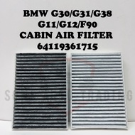 BMW G30/ G38/ G31/ G11/ G12/ F90 CABIN AIR FILTER (CARBON)(2 PIECES) 64116996209 / 64119361715