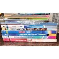 Second Hand KSSM Textbook Form 1 Tingkatan 1 Set BM Math Science Sejarah Geografi RBT Bahasa Cina De
