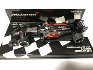 Minichamps 1:43 F1 McLaren Alonso 2016 Chinese GP