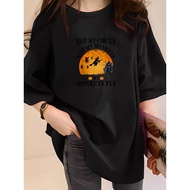 2X751 T Shirt Baju Perempuan Style Tshirt Woman   Korean Style Plus Size Crop Top Women Seluar Cloth