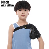 1ชิ้นสายรัดพยุงไหล่มีแผ่นกันกระแทกสำหรับเด็ก4-12ปีพาดไหล่ปรับได้รั้งสำหรับข้อมือ Rotator ฉีกขาด Tend