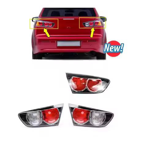 1 Piece Inner BLACK Stop Lamp for Lancer CX CY CZ 8330A107 2007-2017 Rear Tail Lamps for EVO No Mark
