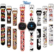 Disney printed strap Silicone band  Mickey Mouse Cute fashion Watch Strap Sports For Garmin Vivoactive 3 3Music