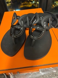 Hermes 豬鼻拖鞋 37 膠拖