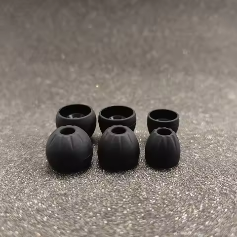 3pairs In-Ear Thread Earcaps For KZ Airdots AKG Earphones Silicone Covers Cap Replacement Tips Earbu