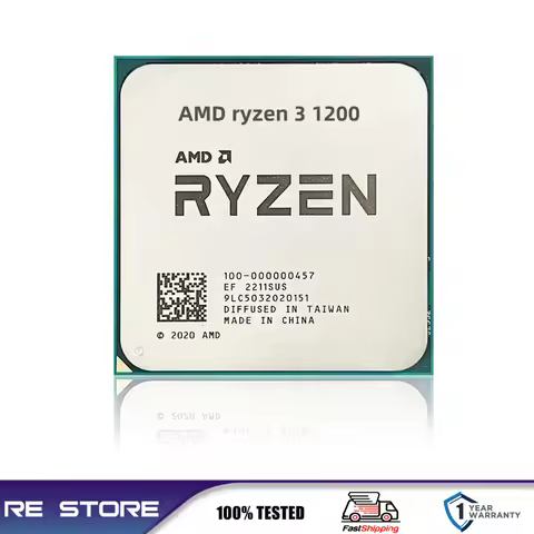 AMD Ryzen 3 R3 1200 3.1GHz 4-Core Quad-Thread CPU Processor LGA AM4