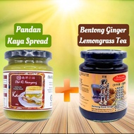 TRADITIONAL KAYA SPREAD (280GM) & BENTONG GINGER LEMONGRASS TEA (310GM) Jam & Traditional Herbal Dri