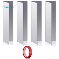 4 Pcs Garage Door Seal Guards Seal Strip withAdhesive Tape