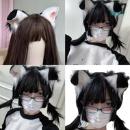 Mary Plush Dog Ears Head Accessory Custume Headwear for Halloween Cosplay Party
