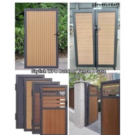 HPCT WPC Outdoor Fence Privacy Wall Fencing Gate Panel Railing Durable Waterproof anti-termite