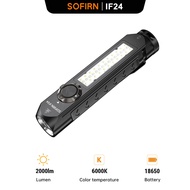Sofirn IF24/IF24 Pro RGB Light 2000lm Powerful LED Flashlight 5V 2A 18650 USB C Rechargeable Floodli