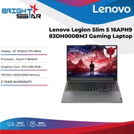 LENOVO LEGION SLIM 5 16APH19 83DH000BMJ Gaming Laptop (16"/WUXGA IPS/165Hz/R7-8845HS/RTX 4060 8GB/1T