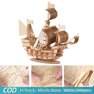 3D Wooden Puzzles Model Kit DIY Sailing Ship Building Model Kit