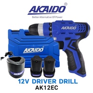 AKAIDO Driver Cordless Drill 12V 2.0Ah AK12EC bosch stanley europa hilt total battery only charger only milwaukee makita
