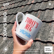 Today's Mug | Glass Mug Ceramic Cup – Gift – Kado [LIMITED]