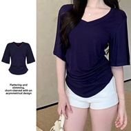 EETSTH | Body Shaping Short Sleeve T-shirt for Plus Size Women  SAO00000