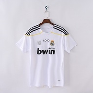 2009/10 Real Madrid Home Retro Edition  Football Jersey Short Sleeve T-shirts High-quality AAA+