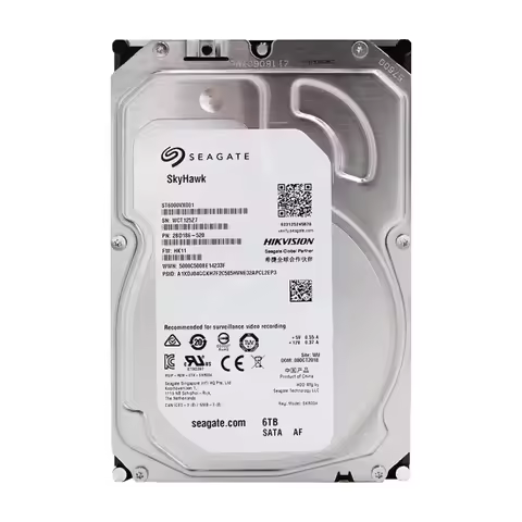 HDD 6TB Hard Drive for HIKVISION SkyHawk ST6000VX001 Mechanical Hard Disk Video Recorder Storage CMR
