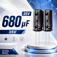 [COMBO of 10] Long leg 680uF/35V capacitor