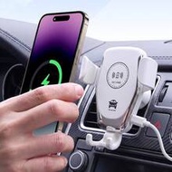 Wireless Car Charger Mount, 15W Fast Charging Auto-Clamping Car Phone Holder For Air Vent, Qi Charge