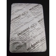 LifeSenze Muconac Tablet 1100mg 10pcs, 1 Blister- Remove Phlegm, Protect Lung, Ubat Singkir Kahak Le