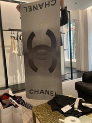 Chanel雙面圍巾羊绒