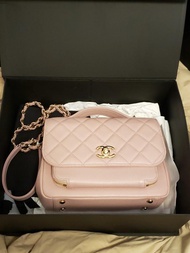 CHANEL BUSINESS AFFINITY MEDIUM SIZE DIRTY PINK