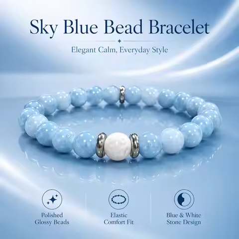 Women's Fashion Bracelet, 8mm Handmade Beaded Design – Inner Peace & Emotional Balance Chakra Jewelr