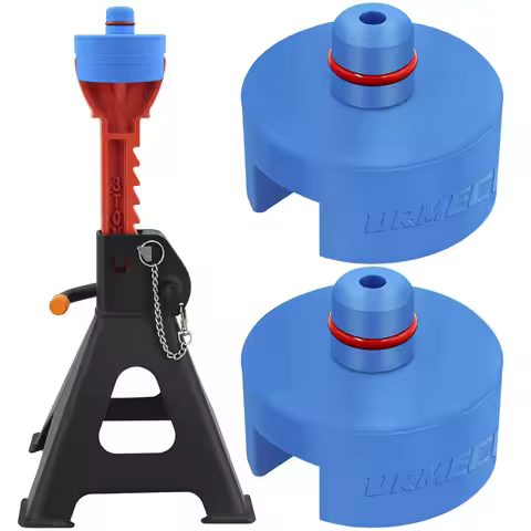New Design Rubber Pad Jack Stand Adapter Pucks - Fits Car Axle Jack Stands & Floor Jack - For Tesla 