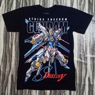 Bandai | Mobile Suit Gundam Anime THE WITCH OF MERCURY STRIKE FREEDOM F90 Printed T-shirt Mens and W