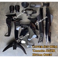 Cover Set OEM Yamaha 125 125Z 125ZR (Hitam Oren) FREE STRIPE / STICKER