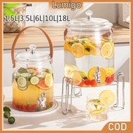 Cold Water Kettle with Faucet and Stand Water Dispenser Transparent Acrylic Water Dispenser Water Ju