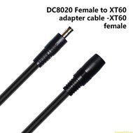 SUN DC5521 Male to DC8020 Female Power Transfer Cable Solar Energy Conversion Cable