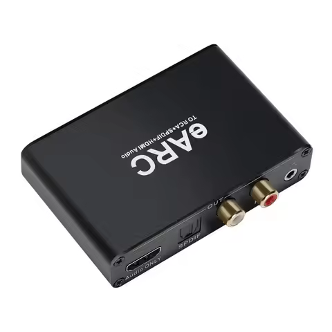 192KHz HDMI eARC ARC to RCA Audio Extractor Converter eARC HDMI extractor Only Audio For Dobly DTS A