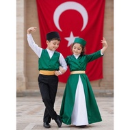 BAJUANAKUNIK TURKISH COUNTRY COSTUME/ TURKISH TRADITIONAL CLOTHES/ COUNTRY CARNIVAL COSTUME/ TURKISH