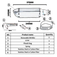 Slip For SYM MAXSYM TL500 TL 500 TL508 TL 508 2019 - 2022 Moto DB Killer Full System Motorcycle Exha