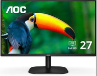 全新未拆封 AOC 27吋 全高清顯示器 LED IPS FHD 型号：27B2H 熒幕 Monitor/1920x1080 窄邊框/電子熒幕/Mon/顯示器/電腦mon
