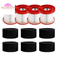 4pcs 49-90-1900 Filters and 6pcs 49-90-2015 Sponge Filters for  Wet Dry Cordless  2 Gallon 0880-20