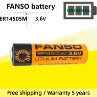 FANSO ER14505M Battery 3.6V Smart Water Meter ER14505H Lithium Battery Patrol Stick PLC Gas Meter Fl