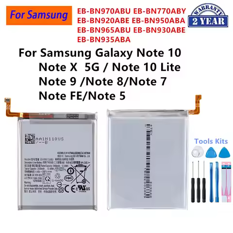 EB-BN970ABU BN920ABE BN965ABU BN920 BN950 Battery For Samsung Galaxy Note X 5G/Note 10 Lite/Note 9 8