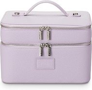ETOILE - Duo Vanity Case - Large Functional Travel Makeup Bag Organizer with Removable Divider & Mir