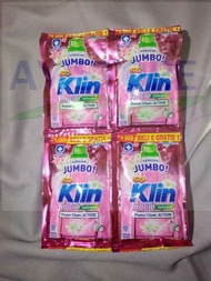 [ 1 DUS ] SO KLIN Detergent Cair Antibacteria Pink 43 mL [ 120 + 20 Sachet ]