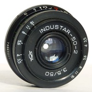 tested Industar 50-2 Soviet black pancake lens SLR 3.5/50 M42 mount KMZ Zenit