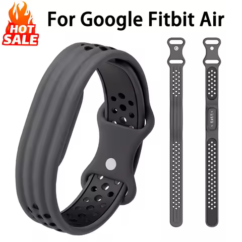 Silicone Strap For Google Fitbit Air SmartWatch Rubber Breathable Replacement Bracelet Correa Access